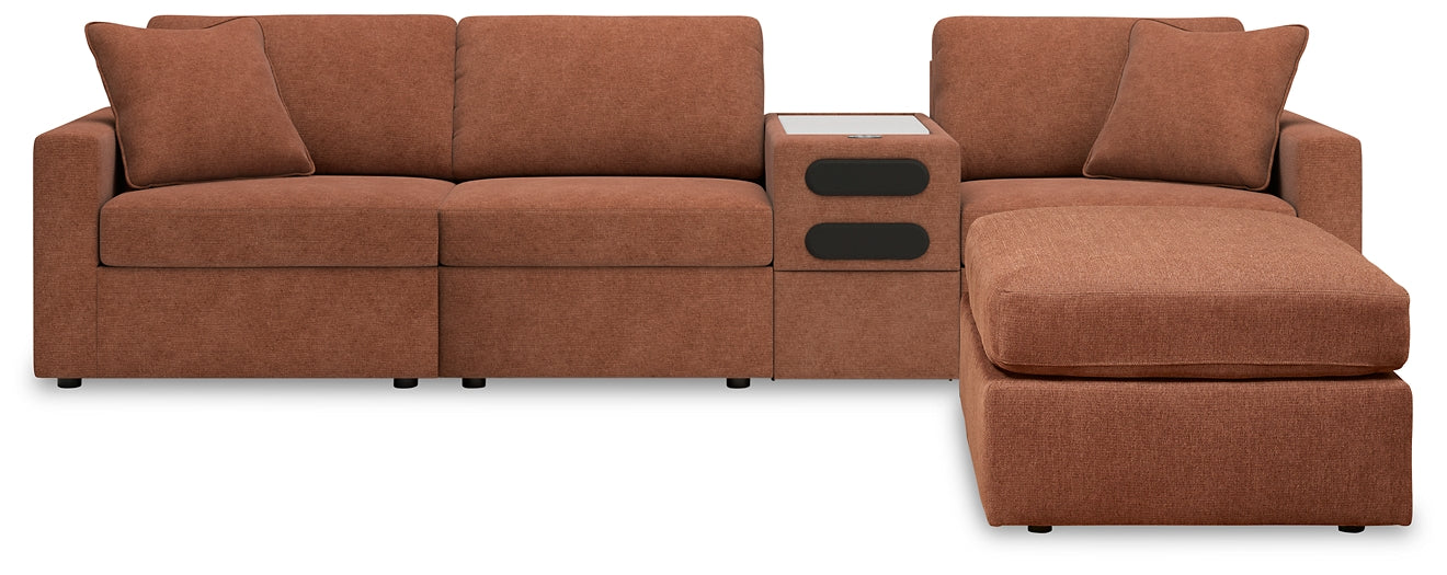 Modmax 4-Piece Sectional with Ottoman