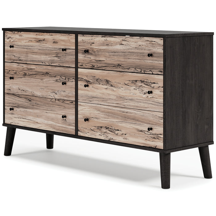 Piperton Queen Panel Headboard with Dresser and 2 Nightstands