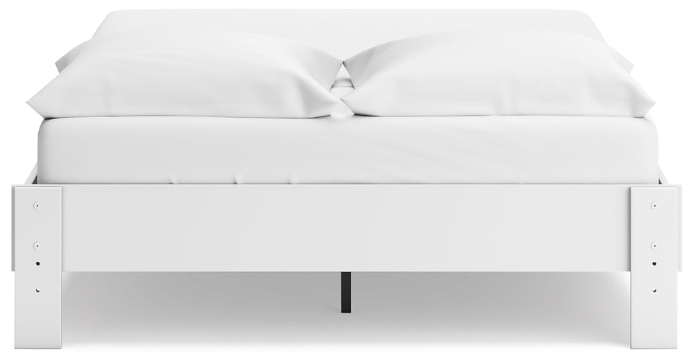 Socalle Queen Platform Bed with Dresser and Nightstand