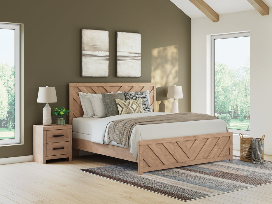 Sanginlane  Panel Bed